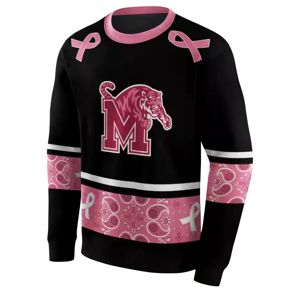 memphis tigers awareness ribbon black pink hoodie new arrival memphis tigers awareness ribbon black pink hoodie new arrival