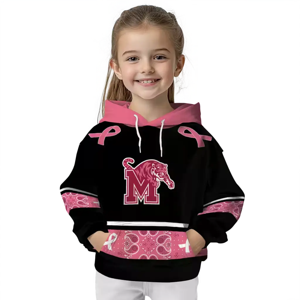 memphis tigers awareness ribbon black pink hoodie top rated memphis tigers awareness ribbon black pink hoodie top rated