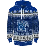 memphis tigers christmas trees blue hoodie best selling