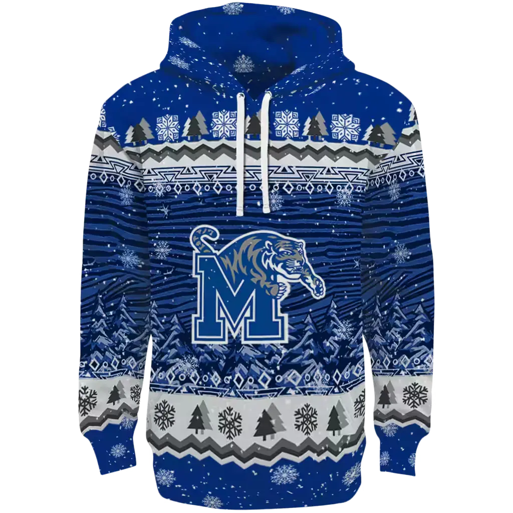 memphis tigers christmas trees blue hoodie best selling memphis tigers christmas trees blue hoodie best selling