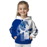 memphis tigers graphic punisher blue white hoodie best selling