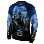 memphis tigers halloween vibes blue black hoodie best selling
