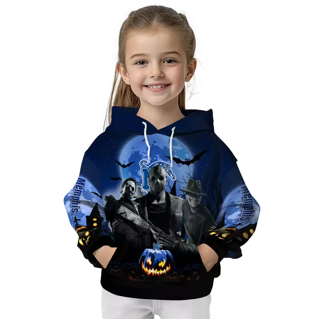 memphis tigers halloween vibes blue black hoodie top rated memphis tigers halloween vibes blue black hoodie top rated