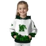 memphis tigers lucky motif white green hoodie best selling