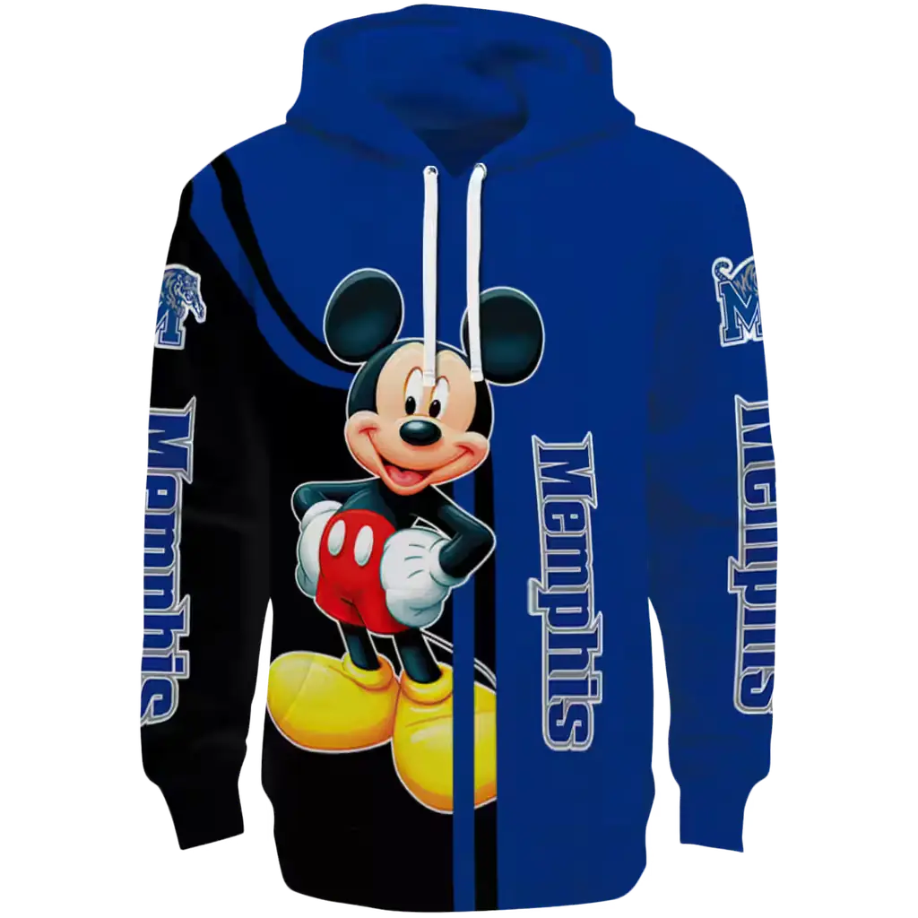 memphis tigers mickey mouse blue black hoodie best selling memphis tigers mickey mouse blue black hoodie best selling
