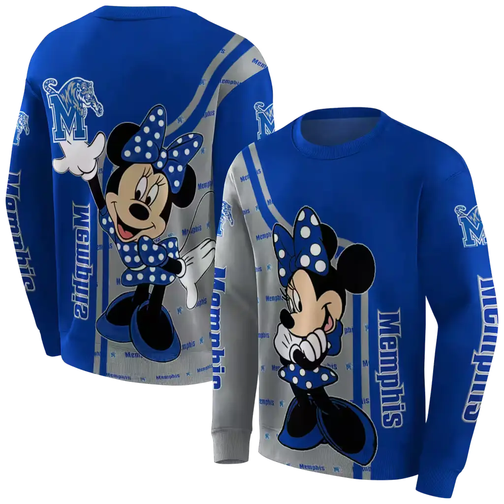 memphis tigers minnie mouse blue hoodie premium grade memphis tigers minnie mouse blue hoodie premium grade