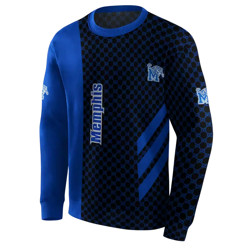 memphis tigers monogram pattern blue hoodie new arrival memphis tigers monogram pattern blue hoodie new arrival