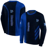 memphis tigers monogram pattern blue hoodie best selling