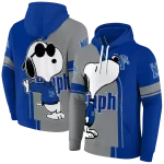 memphis tigers playful snoopy blue hoodie best selling