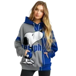memphis tigers playful snoopy blue hoodie best selling