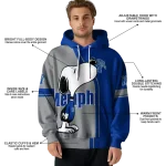 memphis tigers playful snoopy blue hoodie best selling
