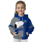 memphis tigers playful snoopy blue hoodie best selling
