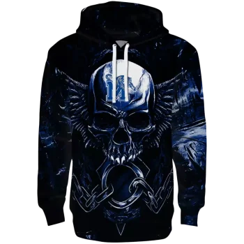 memphis tigers skull artwork blue black hoodie best selling