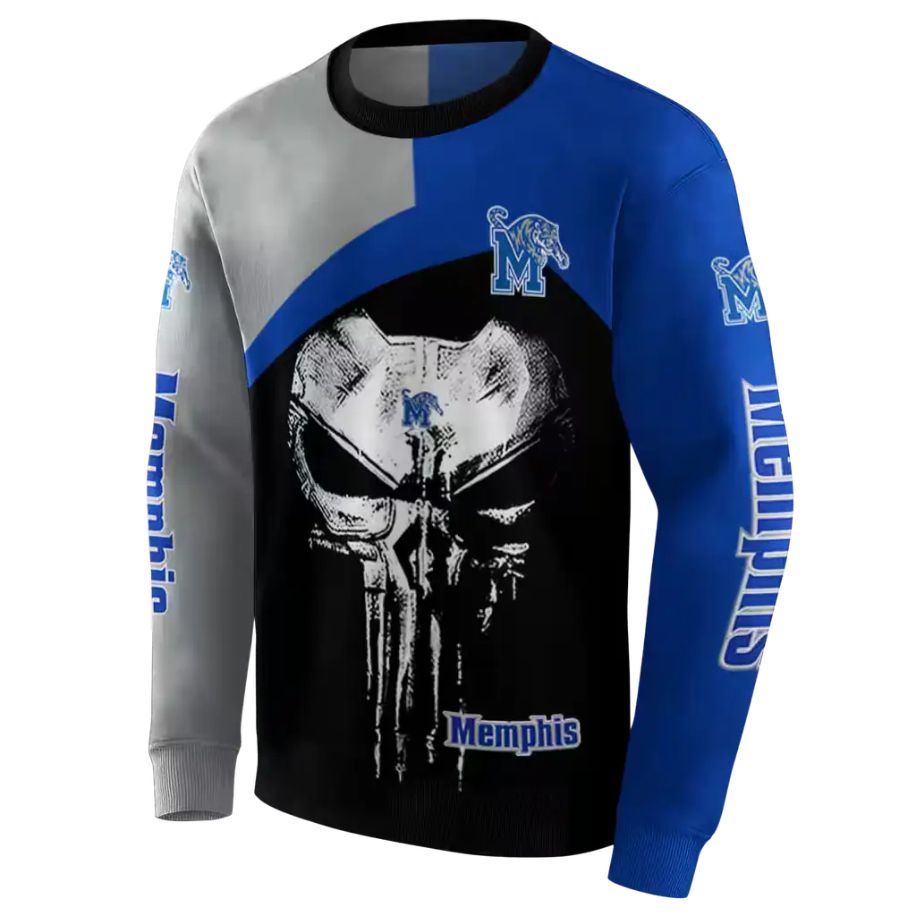 memphis tigers skull punisher gray black hoodie new arrival memphis tigers skull punisher gray black hoodie new arrival