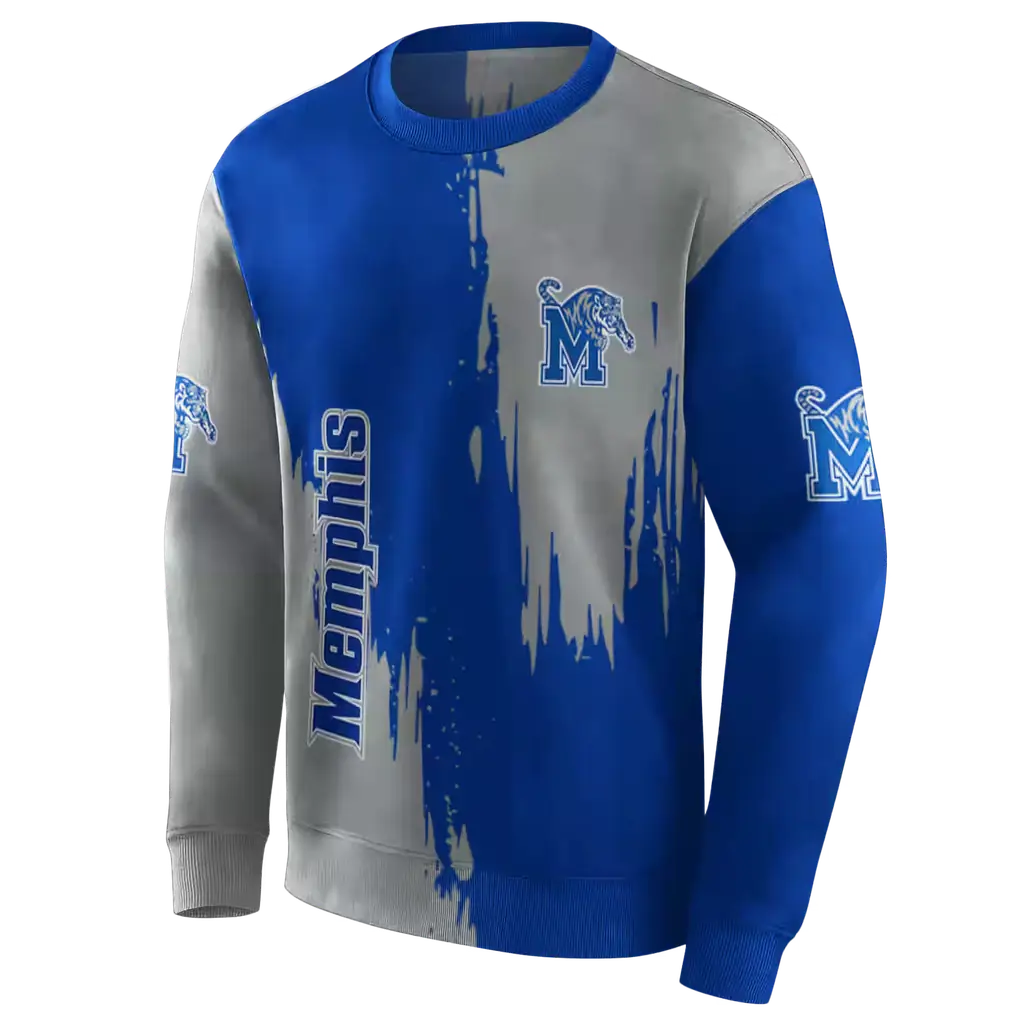 memphis tigers splatter effect blue hoodie new arrival memphis tigers splatter effect blue hoodie new arrival