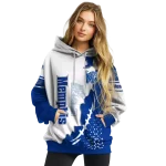 memphis tigers triangular pattern blue white hoodie best selling