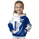 memphis tigers triangular pattern blue white hoodie best selling