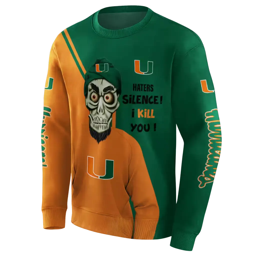 miami hurricanes achmed skull orange hoodie new arrival miami hurricanes achmed skull orange hoodie new arrival