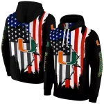 miami hurricanes american pride black hoodie best selling