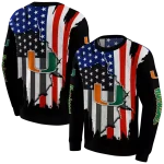 miami hurricanes american pride black hoodie best selling