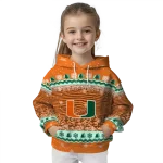 miami hurricanes christmas trees orange hoodie best selling