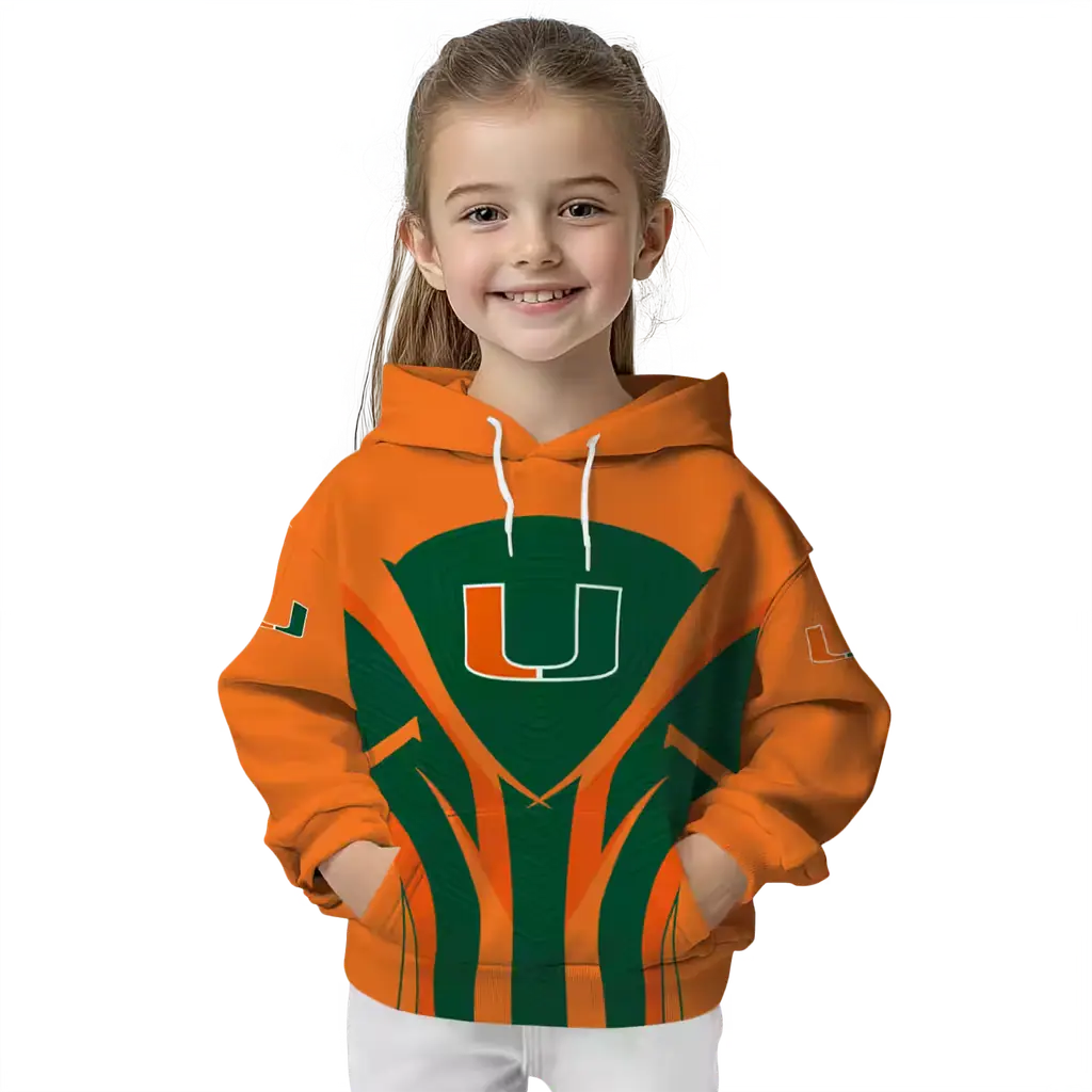 miami hurricanes concentric lines orange black hoodie top rated miami hurricanes concentric lines orange black hoodie top rated