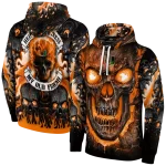 miami hurricanes demonic skull orange black hoodie best selling