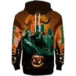 miami hurricanes halloween vibes orange black hoodie best selling