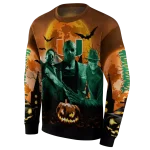 miami hurricanes halloween vibes orange black hoodie best selling