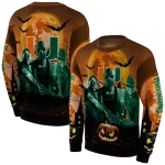 miami hurricanes halloween vibes orange black hoodie best selling