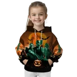 miami hurricanes halloween vibes orange black hoodie best selling