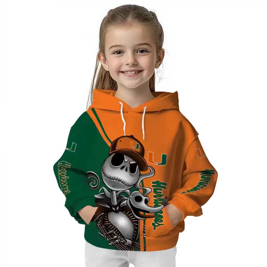 miami hurricanes jack skellington orange hoodie top rated miami hurricanes jack skellington orange hoodie top rated