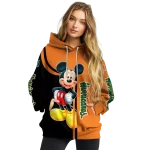 miami hurricanes mickey mouse orange black hoodie best selling