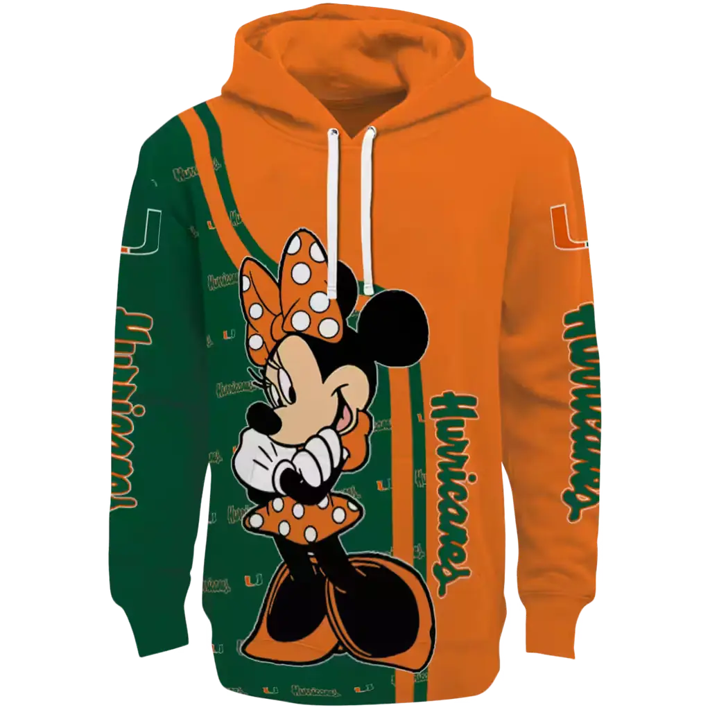 miami hurricanes minnie mouse orange hoodie best selling miami hurricanes minnie mouse orange hoodie best selling
