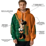 miami hurricanes minnie mouse orange hoodie best selling