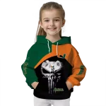 miami hurricanes skull punisher green black hoodie best selling