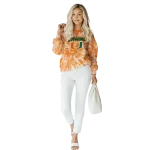 miami hurricanes tie dye pattern orange hoodie best selling