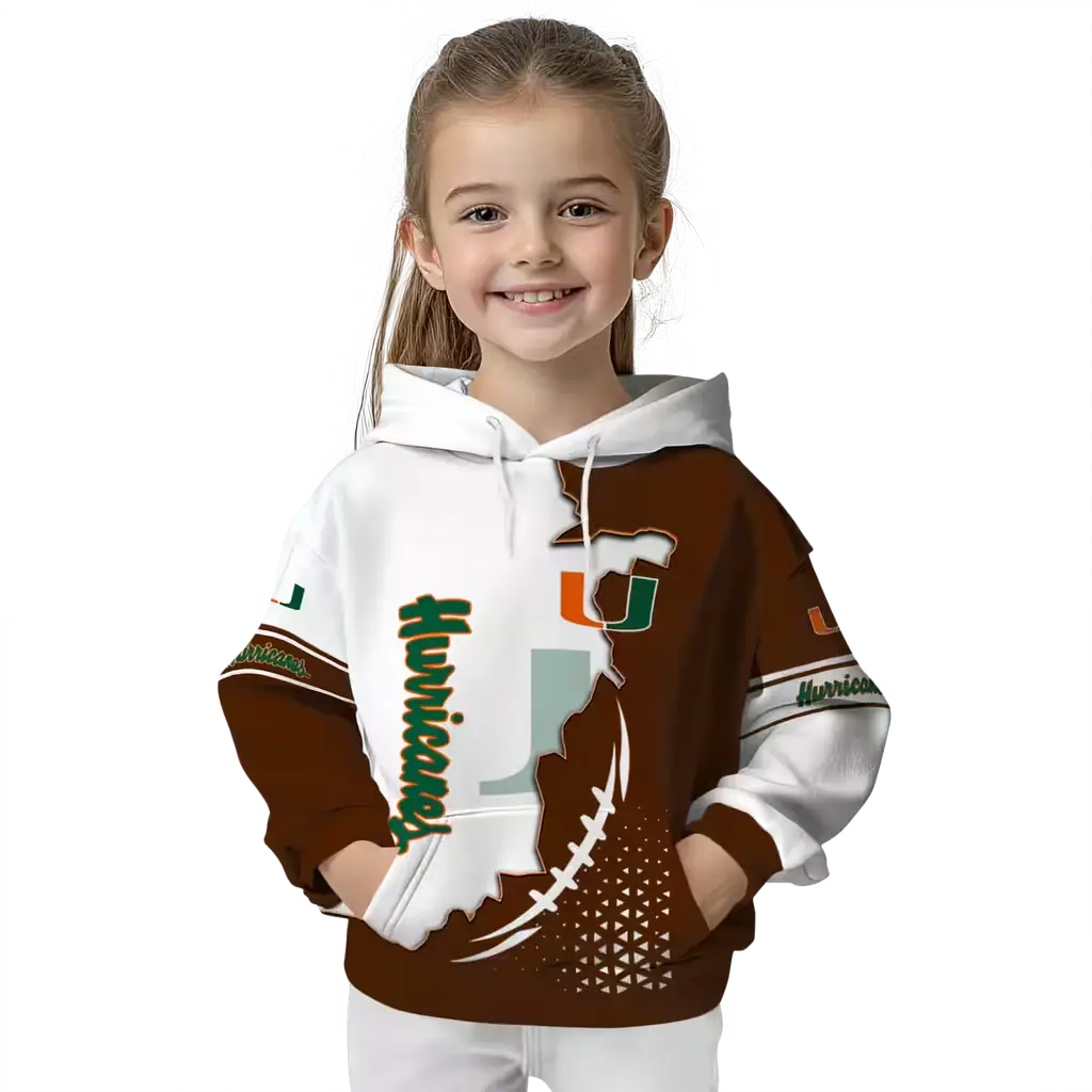 miami hurricanes triangular pattern orange white hoodie top rated miami hurricanes triangular pattern orange white hoodie top rated