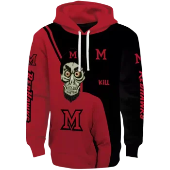 miami redhawks achmed skull red hoodie best selling