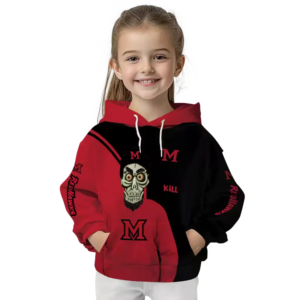 miami redhawks achmed skull red hoodie top rated miami redhawks achmed skull red hoodie top rated