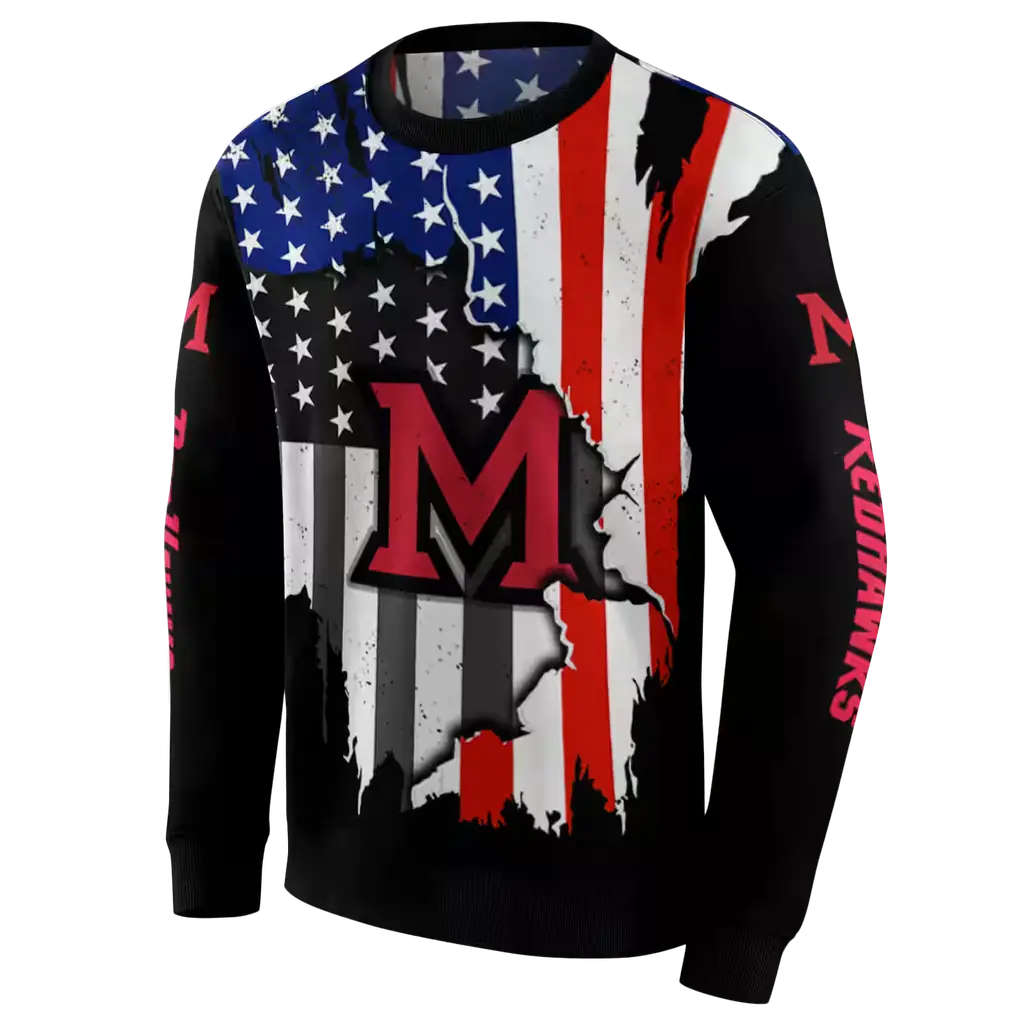 miami redhawks american pride black hoodie new arrival miami redhawks american pride black hoodie new arrival