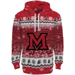 miami redhawks christmas trees red hoodie best selling
