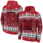 miami redhawks christmas trees red hoodie best selling