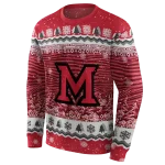 miami redhawks christmas trees red hoodie best selling