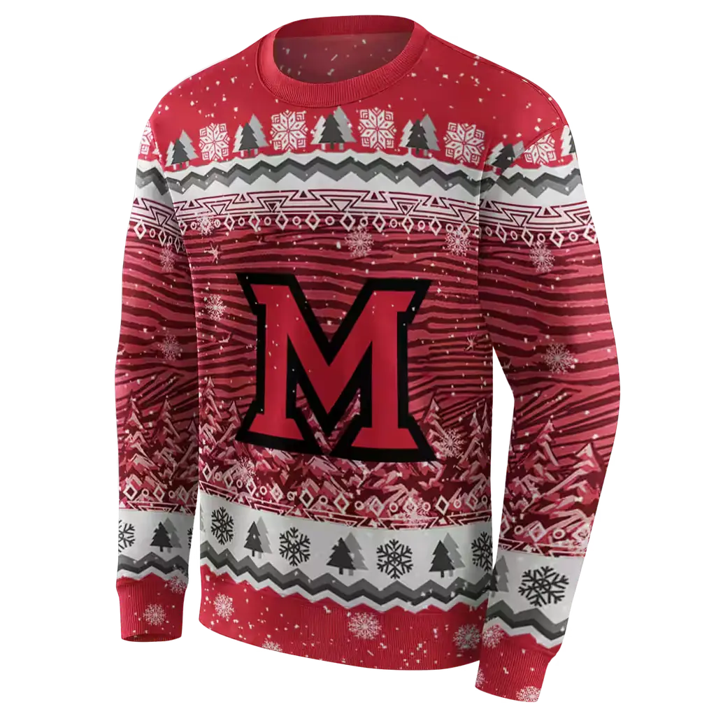 miami redhawks christmas trees red hoodie new arrival miami redhawks christmas trees red hoodie new arrival