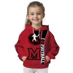 miami redhawks football heartbeat red hoodie best selling
