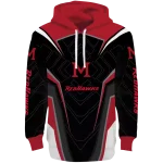 miami redhawks futuristic pattern red black hoodie best selling