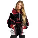 miami redhawks futuristic pattern red black hoodie best selling