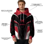 miami redhawks futuristic pattern red black hoodie best selling