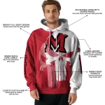 miami redhawks graphic punisher red white hoodie best selling
